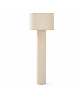 Mariah Stehlampe mit Lampenschirm aus Leinen, 145 x 50 cm