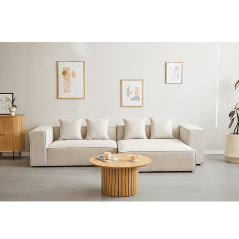 Hailey - Sitzelement für Modulsofa, Linkes Modul in beige L: 147 X T: 100 X H: 65 Cm