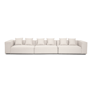 Hailey - Modulares Sofa in Beige mit 3 Modulen L: 415 X T: 100 X H: 65 cm