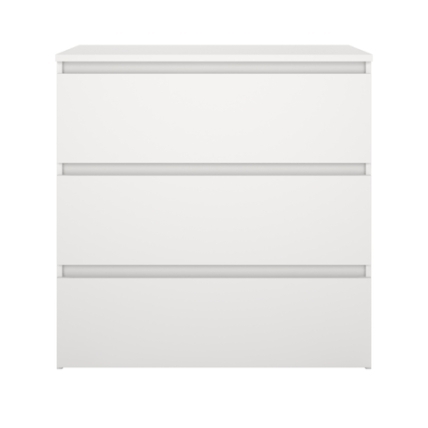 Maise Kommode 70x70x41 cm mit 3 Schubladen in weiß