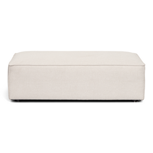 Hailey pouf in beige 121 x 74 cm