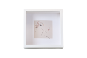 Salma tiefer Bilderrahmen weiß 25x25 cm