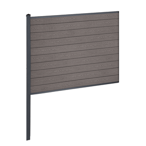 Finley WPC-Sichtschutzzaun Mittelmodul - H: 150 x L: 185 cm - Braun