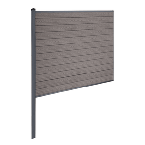 Finley WPC-Sichtschutzzaun Mittelmodul - H: 180 x L: 185 cm - Braun