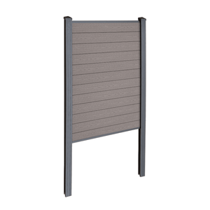 Finley WPC-Sichtschutzzaun Startmodul - H: 180 x L: 95 cm - Braun
