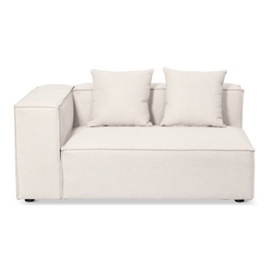 Hailey - Sitzelement für Modulsofa, Linkes Modul in beige L: 147 X T: 100 X H: 65 Cm