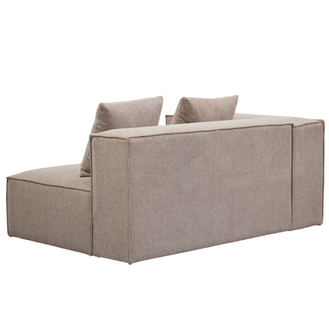 Hailey - Sitzelement für Modulsofa, Linkes Modul in sand L: 147 X T: 100 X H: 65 Cm