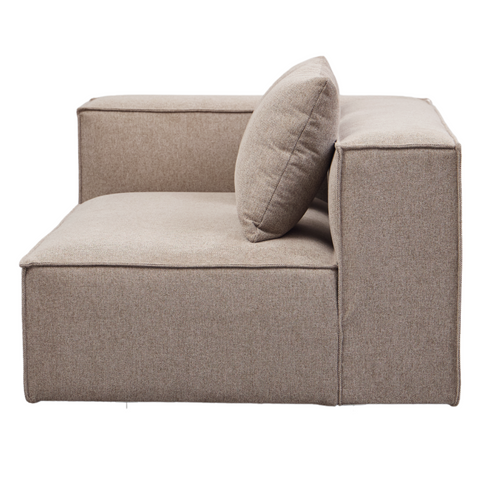 Hailey - Sitzelement für Modulsofa, Linkes Modul in sand L: 147 X T: 100 X H: 65 Cm