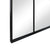 New Yorker Spiegel mit schwarzem Rahmen 180 x 80 cm