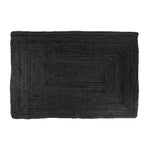 Alex - Jute Teppich schwarz 180 x 120