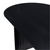Carisma - Ovaler und schwarzer Lamellen-Esstisch mit Säulenbeinen - 210cm x 100cm