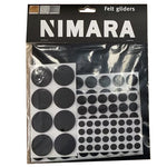 Anti-Rutsch- Möbelgleiter / Gleiter für Bodenschutz (125 Stück/Pack)