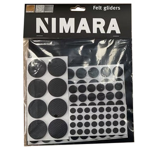 Anti-Rutsch- Möbelgleiter / Gleiter für Bodenschutz (125 Stück/Pack)
