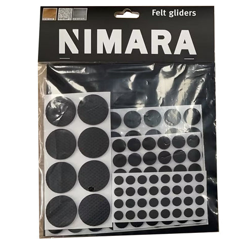 Anti-Rutsch- Möbelgleiter / Gleiter für Bodenschutz (125 Stück/Pack)