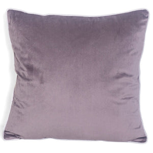 Gabi, Kissen, Samt, Grau, 45x45 cm