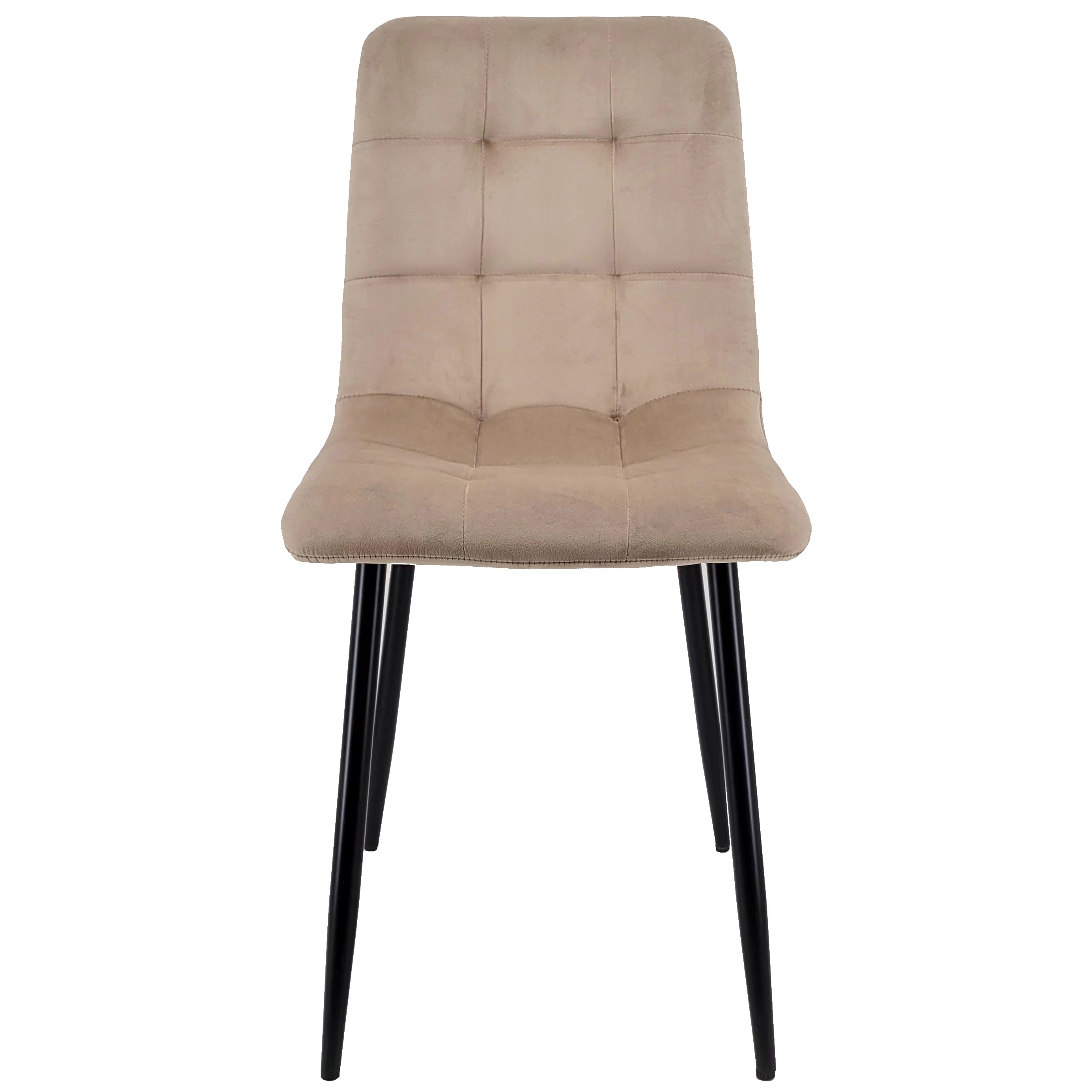 Jessi Esszimmerstuhl beige, Samt nimarahome.de