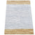 Parma - Leder Teppich, nachhaltig, 240 x 180 - Grau/Natur