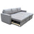 Sinus Sofa Bed mit Chaiselongue und Stauraum in grau